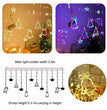 LED Fairy String Window Curtain Lights Star Christmas Xmas Party Home Indoor