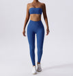Basic Sports Nude Feel Skinny Yoga Clothes Suit For Women