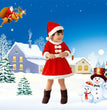 Children's Christmas performance costumes