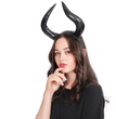 New simulation black horn headband headband Halloween Easter Day party