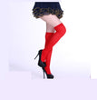 Rainbow Colorful Striped Stockings For Halloween Party