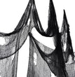 Halloween Props Haunted House Theme Horror Decorationold Tattered Cloth Pendant Black Gauze