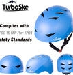 Skateboard Helmet, Cpsc-Compliant Bike Helmet BMX Helmet Multi-Sport Helmet for Youth Men and Women