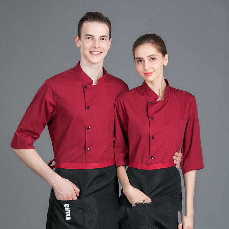 Chef's Workwear Men's Seven-Part Sleeve