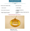 New Paper Halloween Decoration Electronic Lighting Chain Led Party Atmosphere Haunted House Props Pumpkin Shape