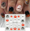 Halloween Pumpkin Nail Sticker Watermark Sticker