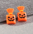 Fashion Halloween Simulation Plastic Ghost Face Pumpkin Ghost Death Ghost Festival Stud Earrings