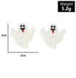 Fashion Halloween Simulation Plastic Ghost Face Pumpkin Ghost Death Ghost Festival Stud Earrings