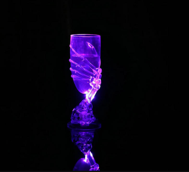 Halloween Creatieve Lichtgevende LED Cup Goblet SKull Claw Skelet Party Bar Nachtlampje KTV prop