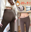 Fleece Thickened Leggings Winter -20 To 5 Shark Pants For Women High Waist Tight Skinny Tummy Control Buttocks Slimming Yoga Pants