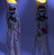 Halloween Bar Decoration Props Candle Lights LED Lights Pumpkin Lights Creative Skull Necklace Horror Skull