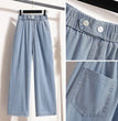 Women's Summer Thin Straight High Waist Lyocell Jeans
