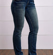 Women's Embroidered Simple Casual Jeans