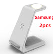 3 In 1 Fast Charging Station Wireless Charger Stand Wireless Quick Charge Dock For Phone Holder