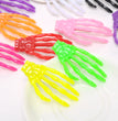 Halloween Skull Hand Claw Fluorescent Hairpin