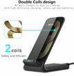 Fast Qi Wireless Charging Stand Dock Charger For IPhone 8 X XS 11 12 13 Pro Max
