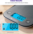 Food Kitchen Scale, Digital Mechanical Weighing Scale, Grams and Oz for Weight Loss,Cooking, and Baking, Black