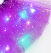 Magical & Luminous  LED Princess Halloween Tutu Skirt Sequins Shiny Skirt