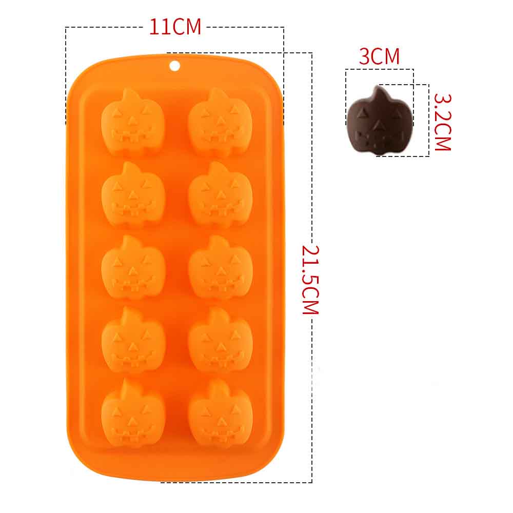 Halloween Skull Pumpkin Baking Cookie Mold