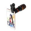 Zoom Mobile Phone Clip-On Retractable Telescope Camera Lens For  Galaxy S3 S4 S5 S6 S7 Edge Phone