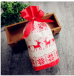 Christmas old man tree drawstring bag