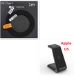 3 In 1 Fast Charging Station Wireless Charger Stand Wireless Quick Charge Dock For Phone Holder