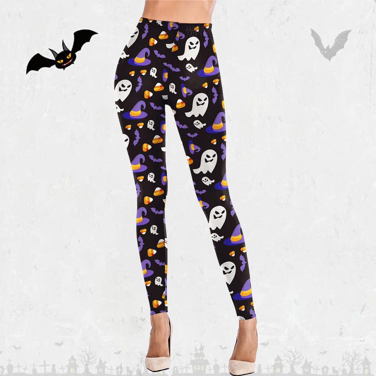 European Beauty Pants Halloween Women's Casual Sports Tight