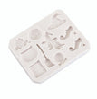 DIY Cake Halloween Witch Fondant Silicone Mold