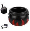 Halloween Pumpkin Smoke Witch Bucket Color Changing Lights