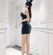Rabbit Ears Suede Mask Halloween Party Mask