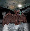 Halloween Big Bat Ghost Pendant Decoration Toy Secret Room Horror Latex Foam Props