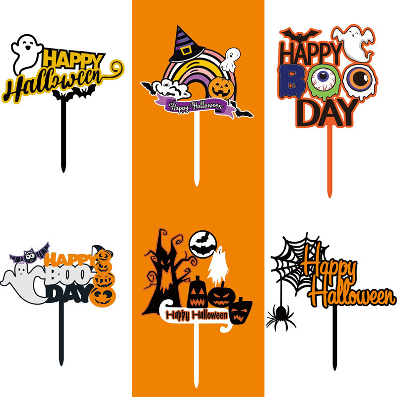 Halloween Decorating Party Supplies Cake Inserts