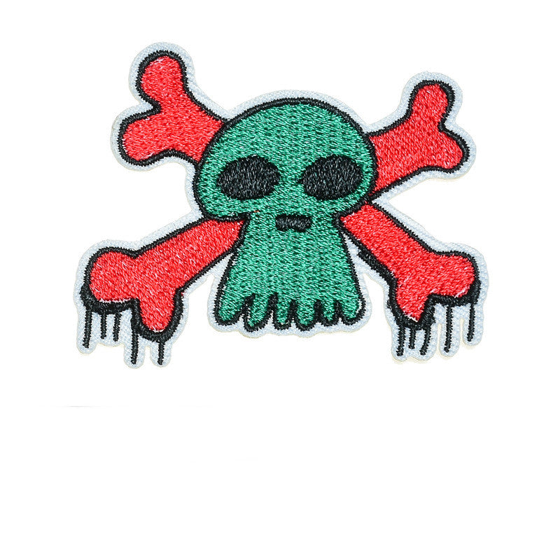 Cartoon Embroidery Halloween Clothes Pants Decorative Fabric Patch