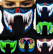 Fashion Wire LED Halloween Easter Rave Mask Luminous Costume Mask Party Easter Decor Gift