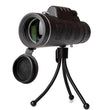 Compatible with Apple, Monocular Telescope Zoom Scope with Compass Phone Clip Tripod