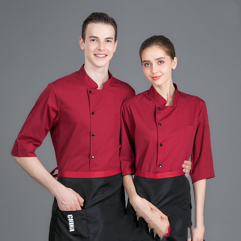 Chef's Workwear Men's Seven-Part Sleeve