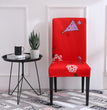 Christmas universal elastic chair cover