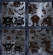 Halloween Fashion Print Static Window Sticker