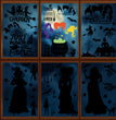 Home Fashion Simple Halloween Static Window Sticker
