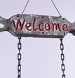 Bride And Groom Welcome Door Plate Pendant