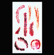 Halloween New Scar Tattoo Stickers Wound