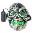 Skull Two-color Glowing Mask Halloween
