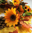 Harvest Wreath Halloween Simulation Berries