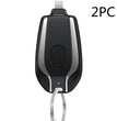 Keyring Charging Bank Wireless Portable 1500 Mah Emergency Power Supply Telescopic Small Mobile Power Supply