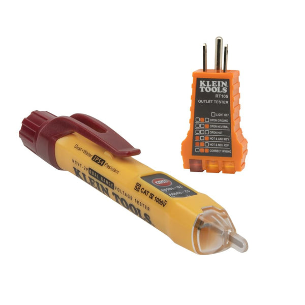NCVT2PKIT Non-Contact Voltage Tester & Outlet Tester