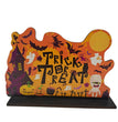 Halloween Wooden Pendant Pumpkin Skull Spider Bat Party Scene Decoration
