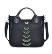 Halloween skull print handbag