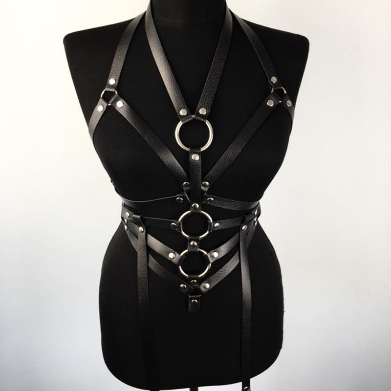 Women's Fashion Rice Character Leather Costumes