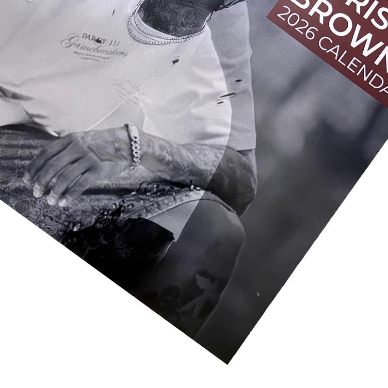 Chris B 2026 Calendar - Merch for Fan, Celebrity Merch, Christmas Gift | Home Decor, Office Decor - Fan Gift, Unique Holiday Gift
