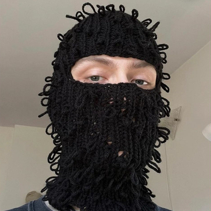 Halloween Ski Cap Funny Black Coil